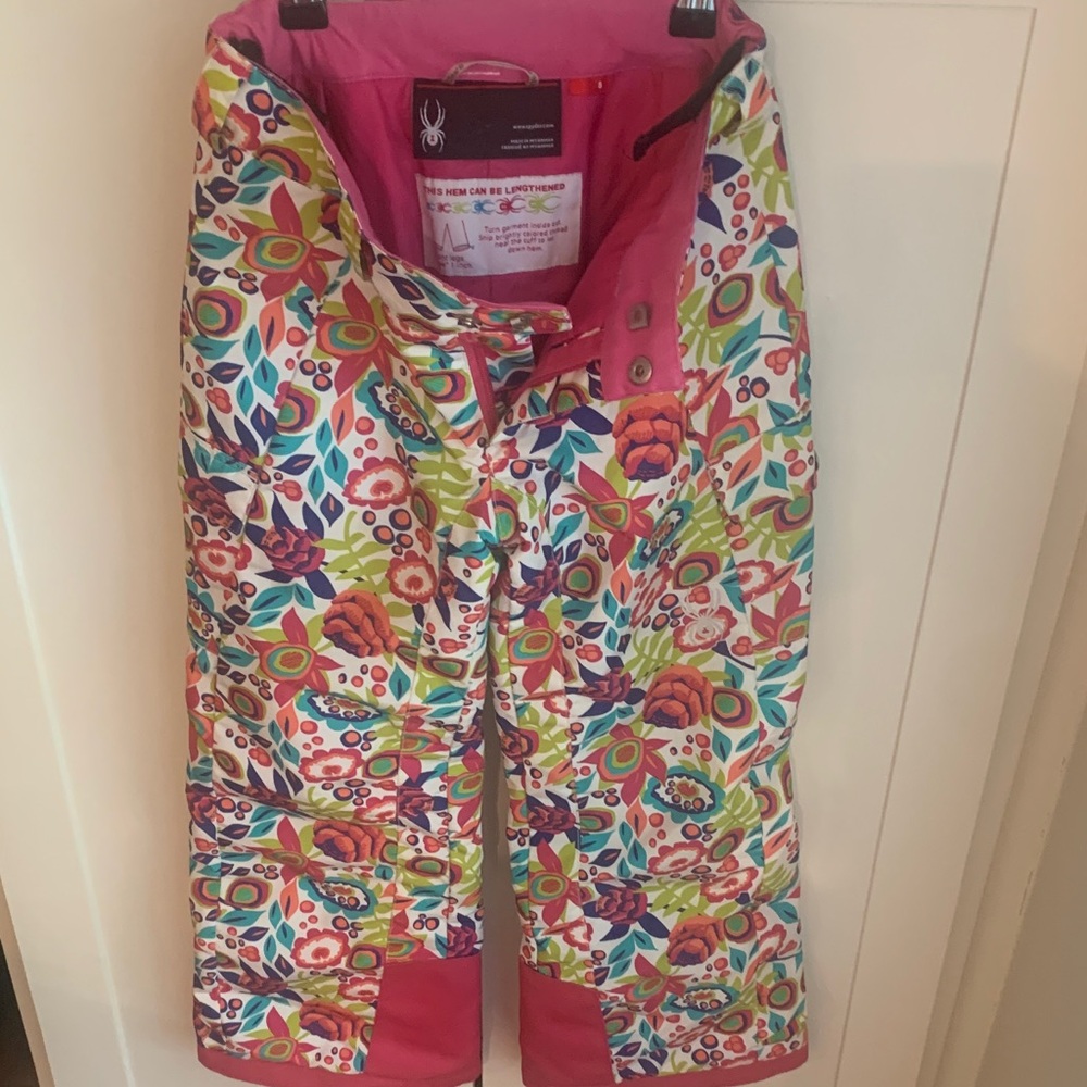 Spyder Multicolor Floral Snow Pants